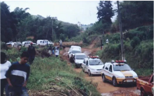 Figura 09: Invasão Policial na área de Soberbo em 03/05/2003.