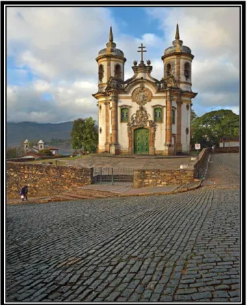 Figura 1: Igreja da cidade histórica de Ouro Preto. (BOTTALLO,  2012, p.16) 