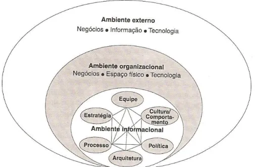 Figura 1: Modelo ecológico para o gerenciamento da informação 