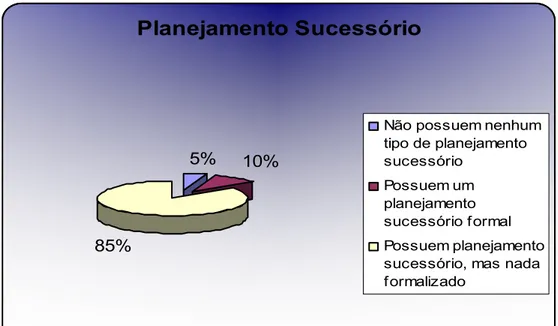 Gráfico 07: Planejamento Sucessório  Fonte: Dados da pesquisa, 2008 