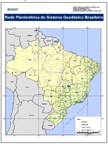 Figura 1 – Rede Planimétrica do SGB 