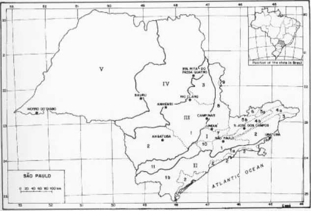 Table 1 shows the samples analysed in this paper, their location in the municipalities, the authors who surveyed them, and the methods employed