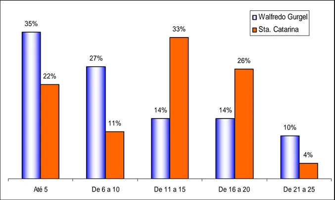 GRÁFICO 2: Tempo de organização.  FONTE: Dados da pesquisa. 