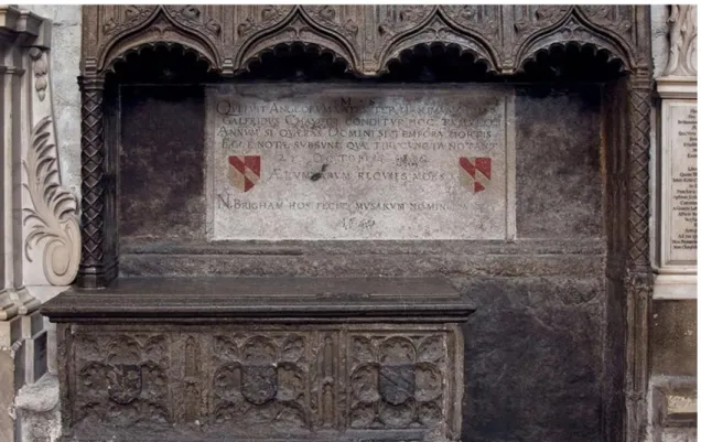 Figure 4 – Chaucer’s monument.  Dean and Chapter of Westminster, n.d. 