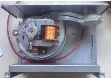 Figura 2.6 - Fotografia de um coletor de gases com um ventilador associado. 