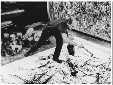 Figura 7 - Jackson Pollock in action, 1950. 