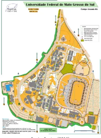 Figura 4 – Mapa da UFMS (versão final revisada e aprovada) 