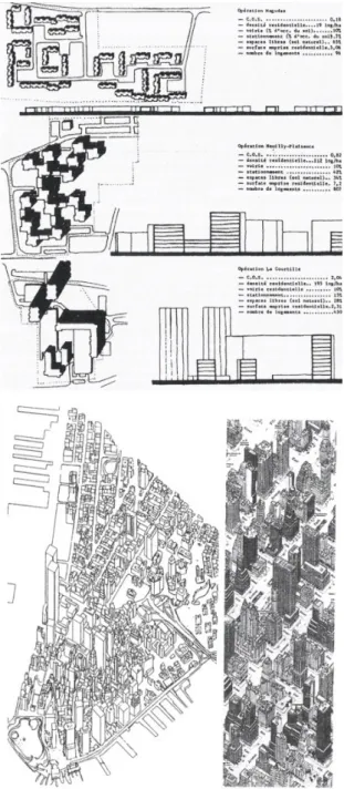 Fig. 3 Diferentes Formas Urbanas  Fig. 4 A Forma Urbana da parte meridional de Manhattan, New York 