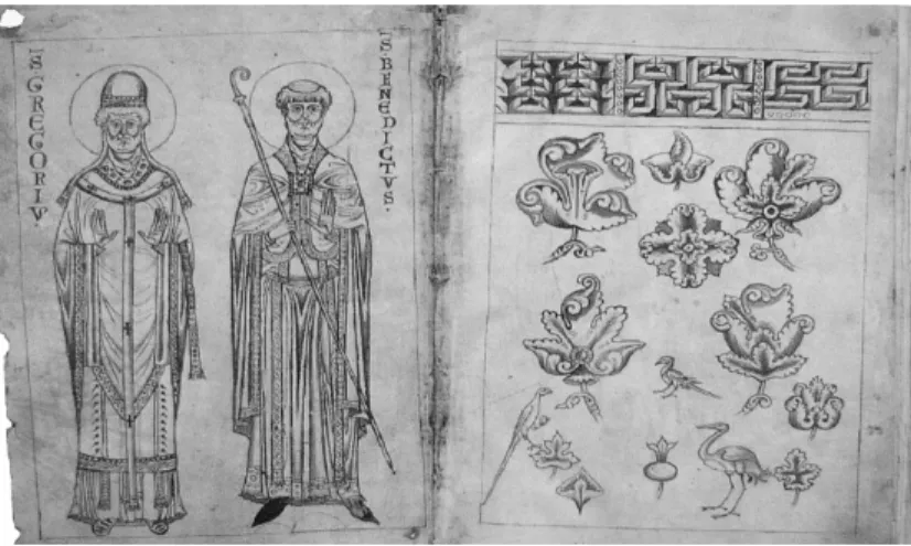 Fig. 5 -  Exemplum; Einsiedeln Scriptorium; c. 1100 - 1150 