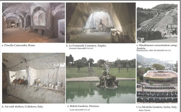 Figure 1. Ancient examples of quarry reuse. 
