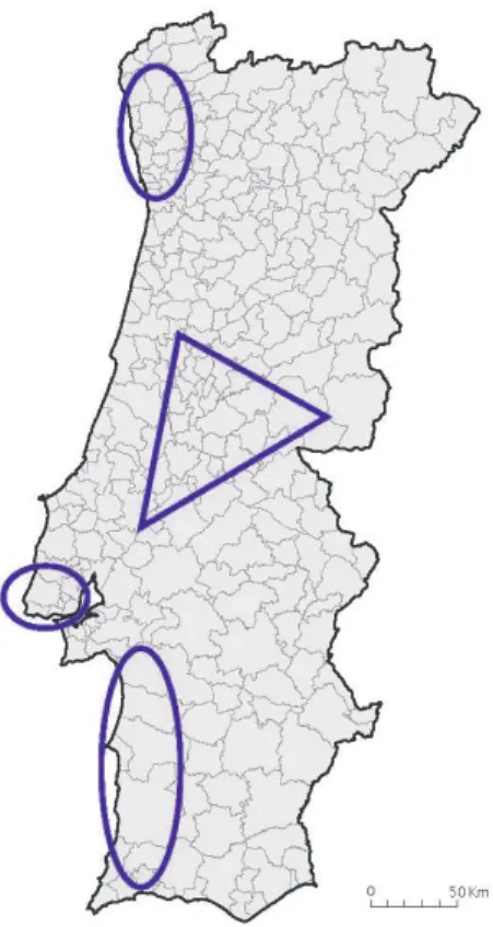 Figure 4 - Regional CBI Geographical Clusters