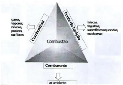 Figura 1: Triângulo do fogo. 