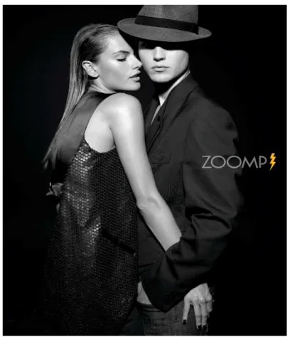 Figura 8: Outdoor ZOOMP: casal vestindo negro. 