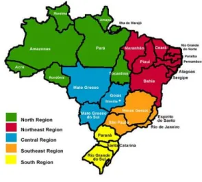 Figure I: Brazilian Regional Map 