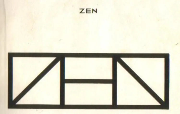 Figura  6  -  Zen,  Pedro  Xisto,  1966.  Fonte:  XISTO,  Pedro.  Caminho.  Rio  de  Janeiro: 