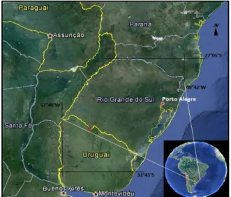 Figura 2 – Mapa da localização da Área de Estudo. 