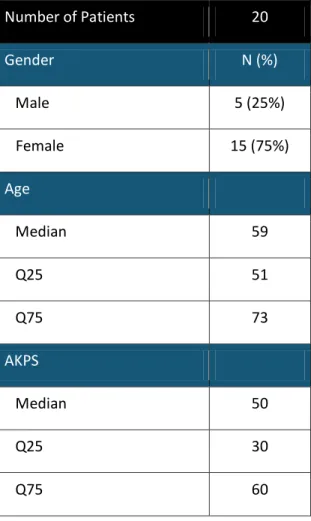 Table 2 - Inpatients’ Characterisation 