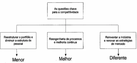 Fig. 2 - Escolhas de Estratégia e a Competitividade