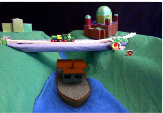 Figura 3: Results presented in (Gruber, Richter-Trummer e Schmalstieg 2012). The boat is a virtual object.