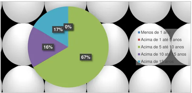 Gráfico 4  – Tempo de trabalho na política de saúde 