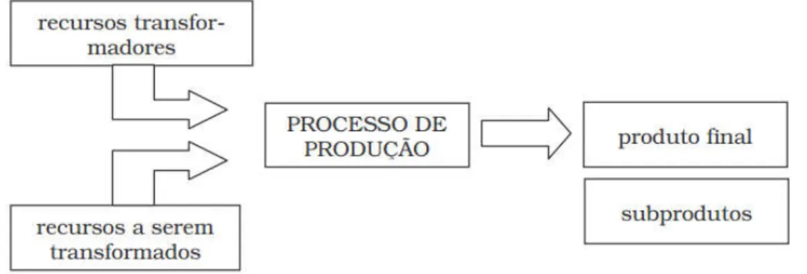 Figura 1: O modelo de transformação   Fonte: Peinado e Graeml (2007, p.52) 