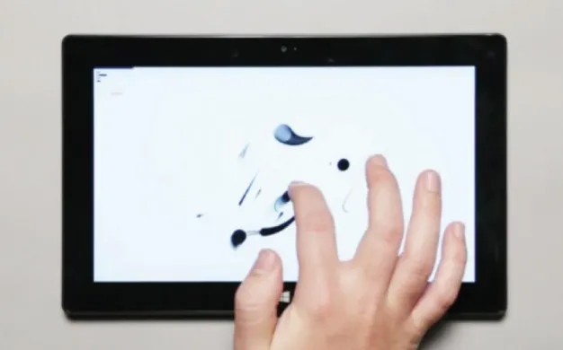 Figura 21 – Vídeo demonstrativo da interactvidade da marca FUGUE. Segundo exemplo de frame
