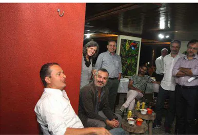 Foto do jantar  na casa do ex-Governador  Eduardo  Campos com  16 cineastas  pernambucanos  no dia  28 de agosto  de 2013 153