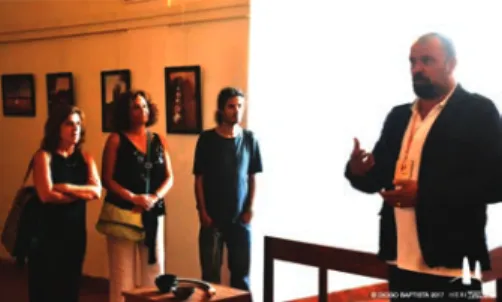 Figure 13 - Presentation by Miguel Serra of “Olhares “ at GPE. 