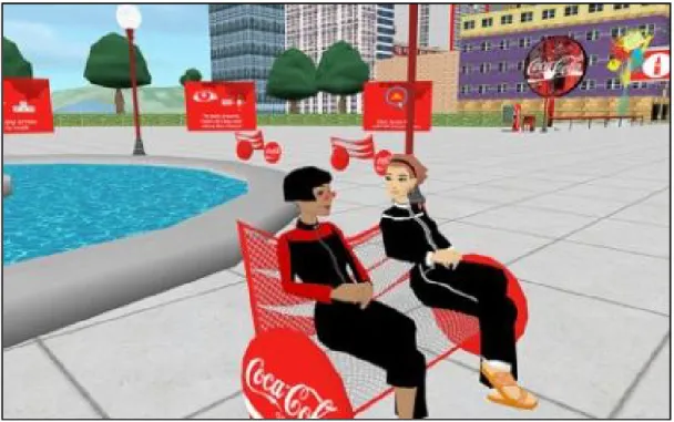 Figura 1 Presença da Coca-Cola no Second Life. 