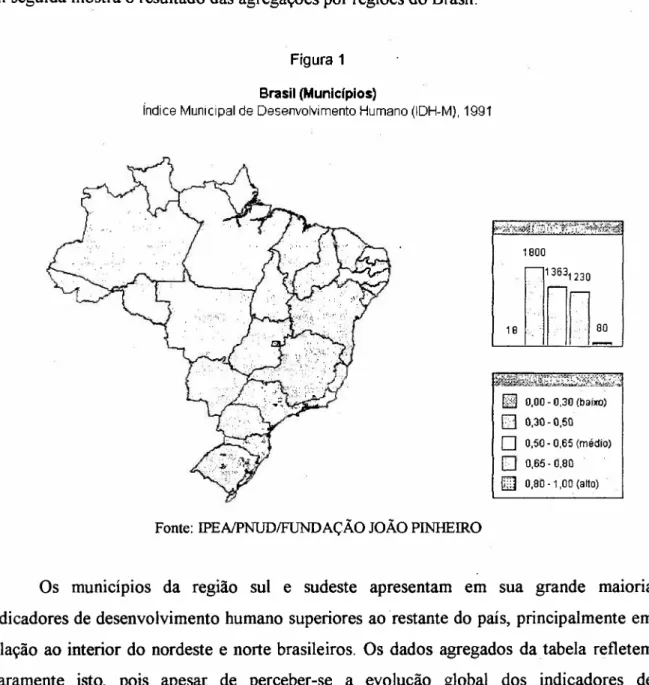 Figura 1 Brasil (Municípios)