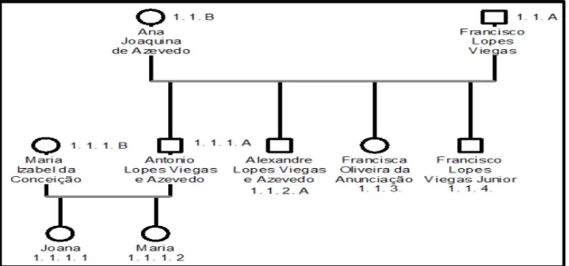Figura 09  – Descendência de Francisco Lopes Viegas 