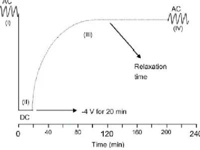 Figura 6 - Esquema das etapas do método AC-DC-AC em função do tempo (extraído de [30])