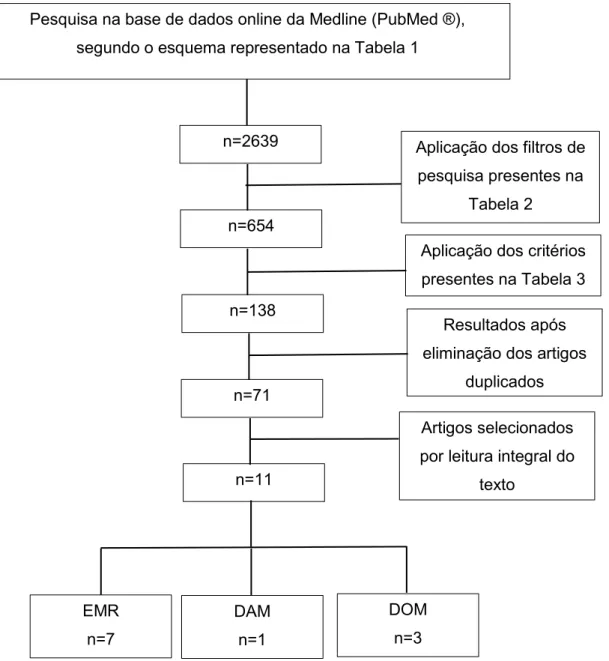 Figura 7 – Fluxograma de seleção de artigos. 