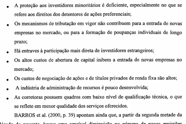 Figura 1 - Número de novos emissores no mercado brasileiro.