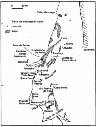 Fig. 1 - Locality map showing places mentioned in the text