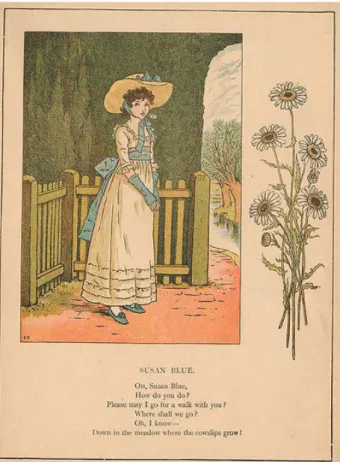Figura 5 - Ilustração do livro &#34;Marigold Garden&#34; de Kate Greenaway 1846. 