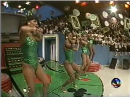 Fig. 2: Chacretes e as suas coreografias eram destaques dos programas   Fonte:  Programa Cassino do Chacrinha, Acervo TV Globo 