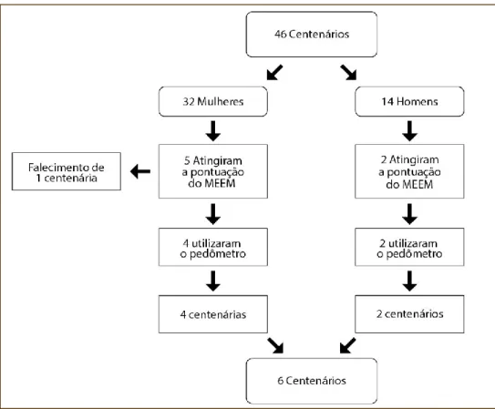 Figura 1 – Esquema representativo do processo de seleção dos participantes do estudo 