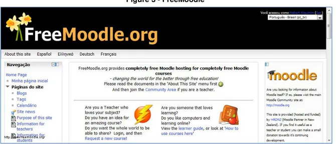 Figure 3 - FreeMoodle 