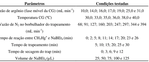 Tabela 2.2: Parâmetros do sistema CG-pyro-AFS que permaneceram constante durante a otimização