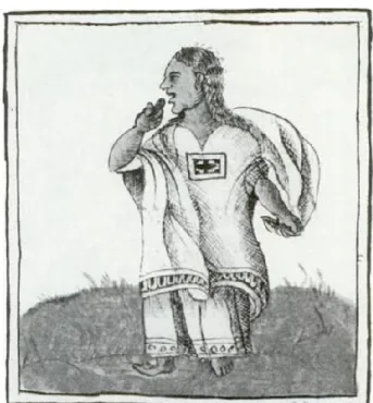 Figura 1: “Chicle Chewer”, replica de um manuscrito original de 1590, Biblioteca Medicea Laurenziana,  Florence, Italia (Mathews &amp; Schultz, 2009)