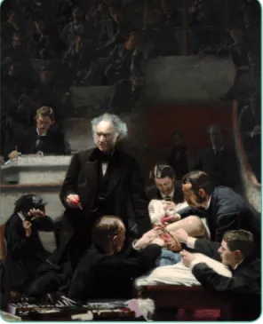 Figura 2 – A tela The Gross Clinic, do pintor realista Thomas Eakins (1844-1916)