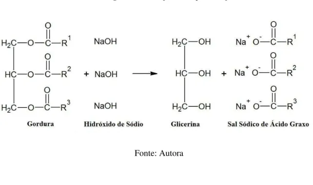 Figura 4.1: Reação de Saponificação. 