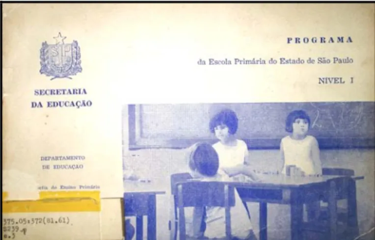 Figura 8 - Capa do Programa da Escola Primário-Nível I, 1968. 