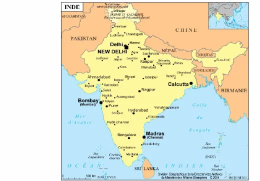 Figure 6 – India city scale map 