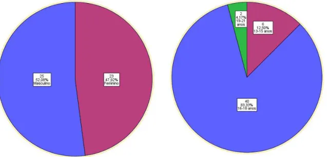 Gráfico 2 - Distribuição por Sexo Gráfico 3 - Distribuição por Faixa Etária