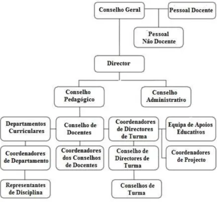 Figura 3 - Estrutura organizativa do AEPAN 