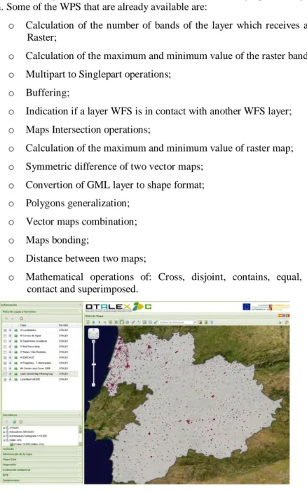 Fig. 4: OTALEX Map viewer 