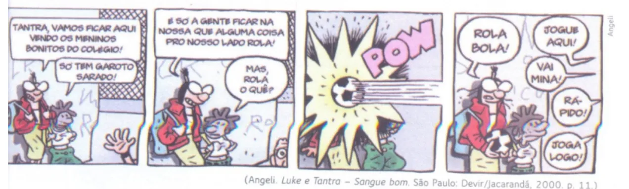 Fig. 4 - Tira de Angeli, extraída do livro “Português Linguagens 3”.