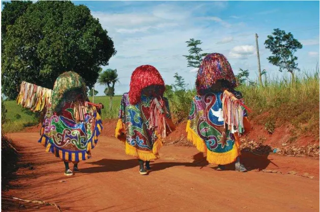 Figura 4 - imagem de Caboclos de lança, retirada do Google imagens